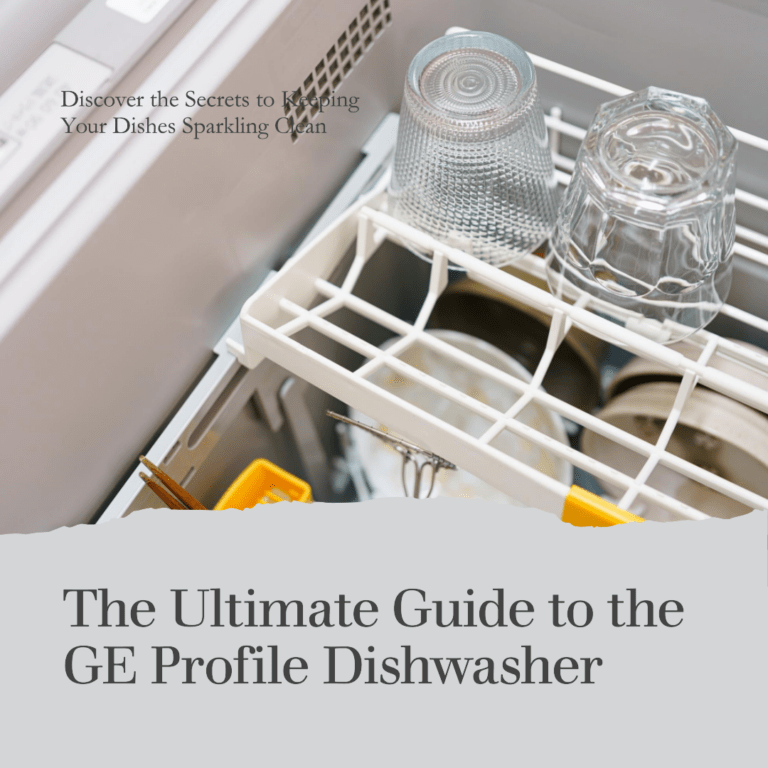 GE Dishwasher Profile